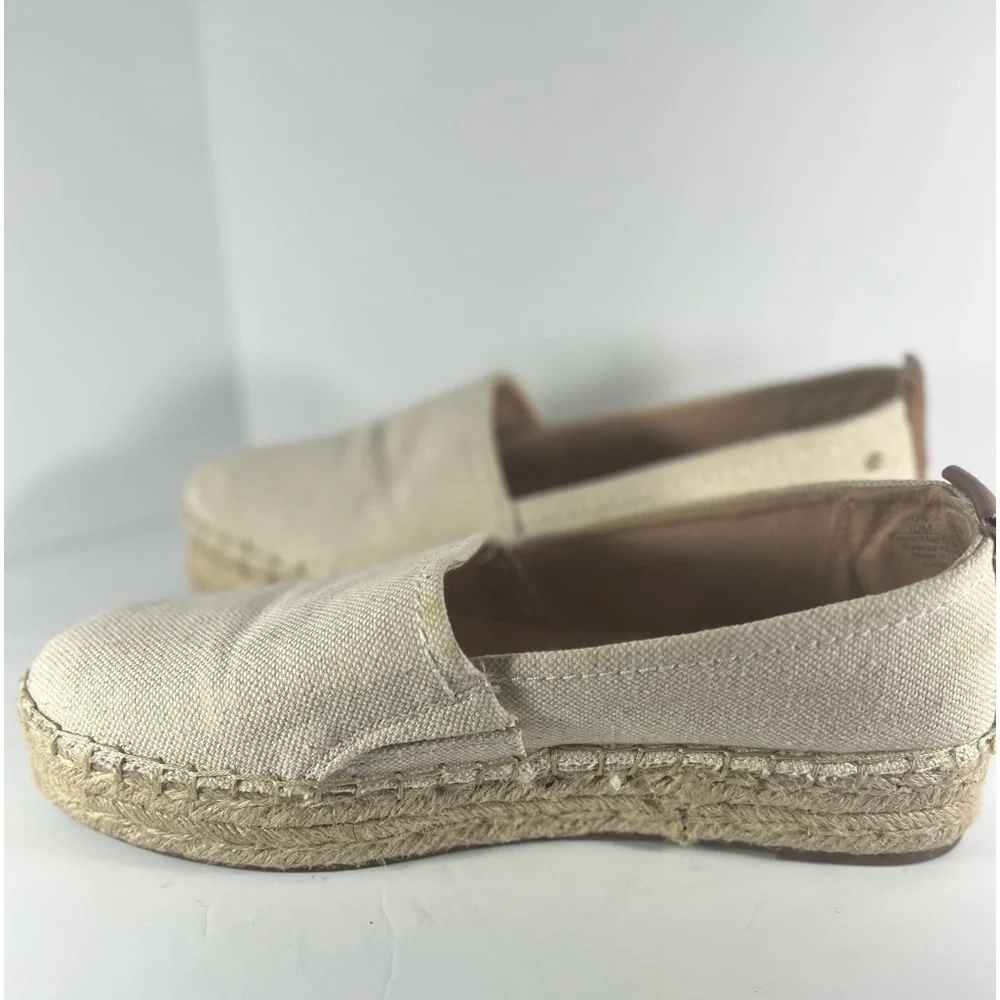 SAM EDELMAN CIRCUS Espadrille Beige Wedge Jute Sandals Size 10